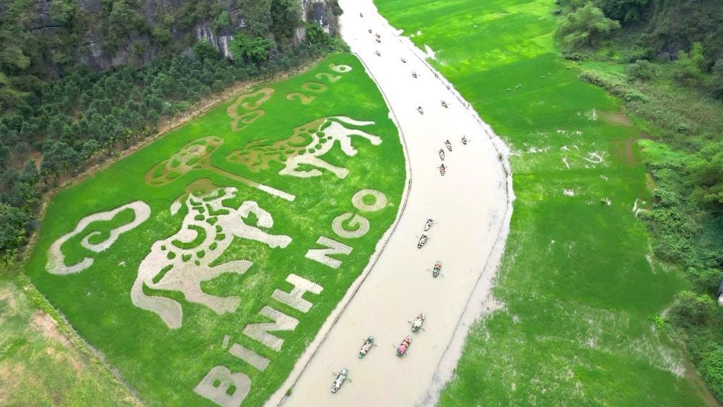 Quelle est la meilleure période pour voir les rizières au Vietnam ? - vietnam ninh binh tam coc 05 Découverte de Tam Coc à Ninh Binh Vietnam