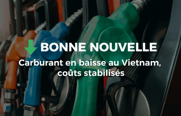 Le carburant recule au Vietnam et stabilise les coûts de voyage