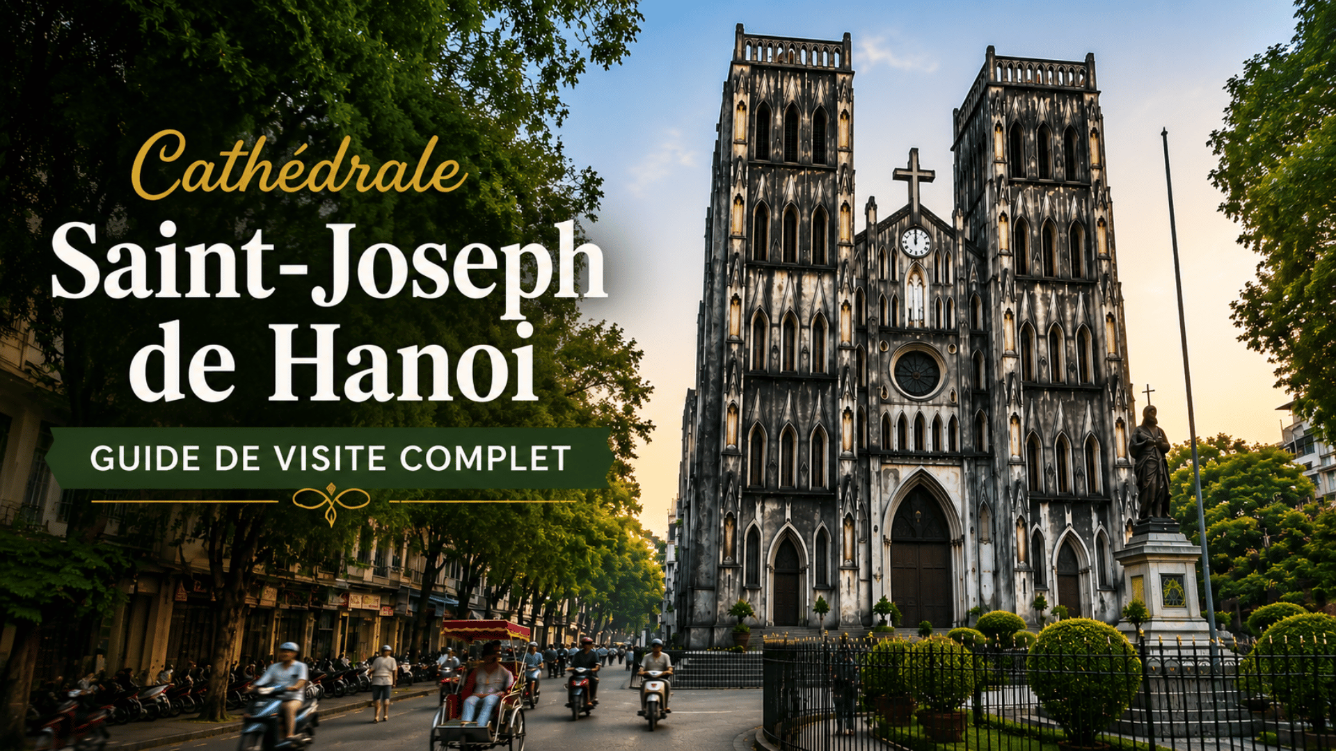 Cathédrale Saint-Joseph de Hanoi : guide de visite complet