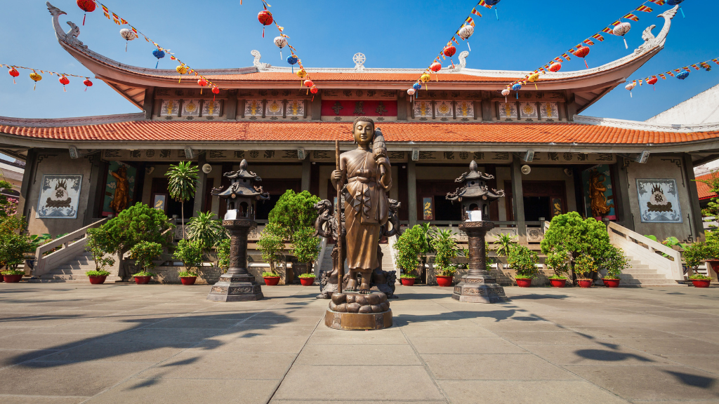 Pagode Vinh Nghiem, célèbre temple bouddhiste de Ho Chi Minh Ville