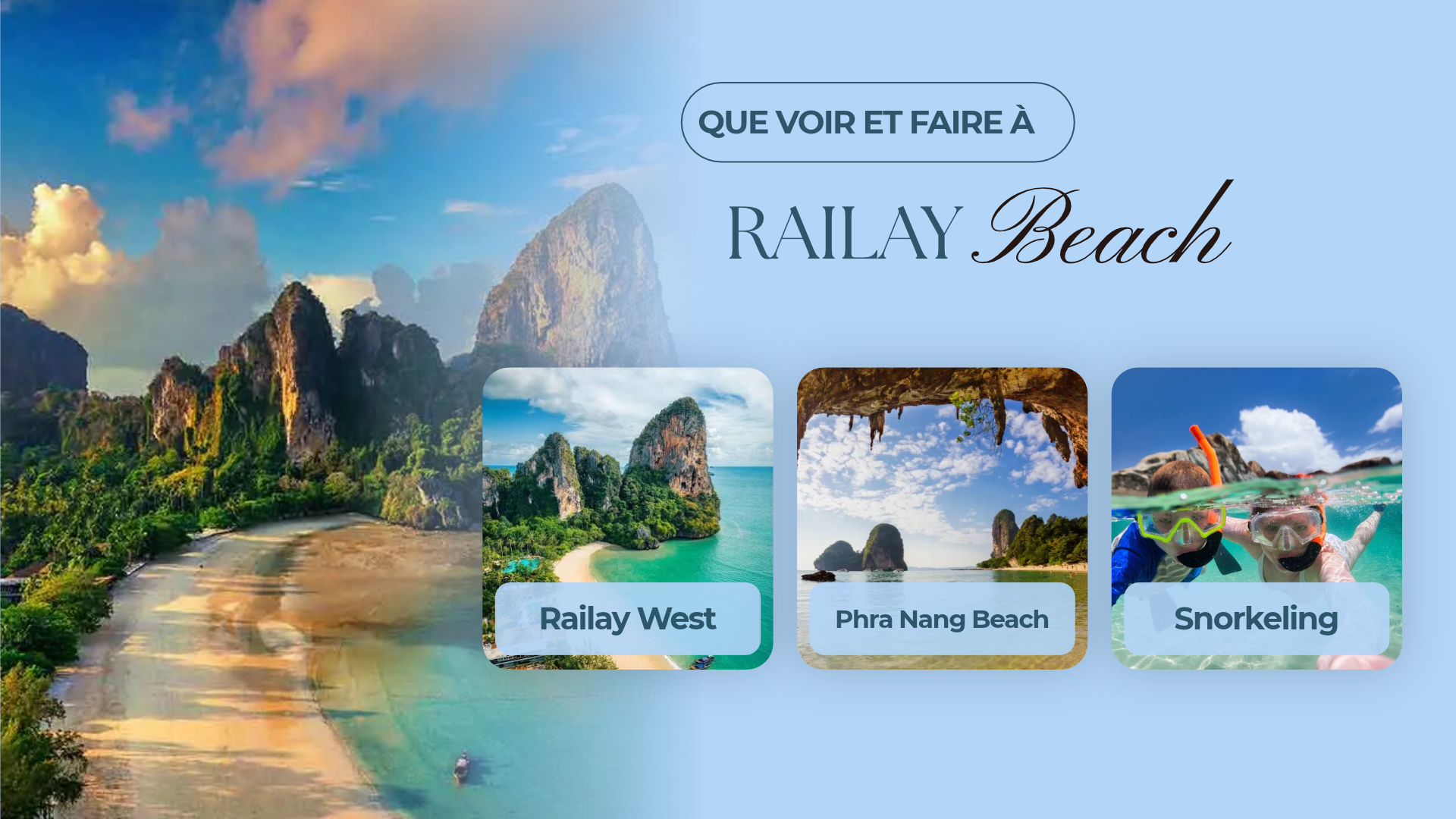 Que voir et faire à Railay Beach